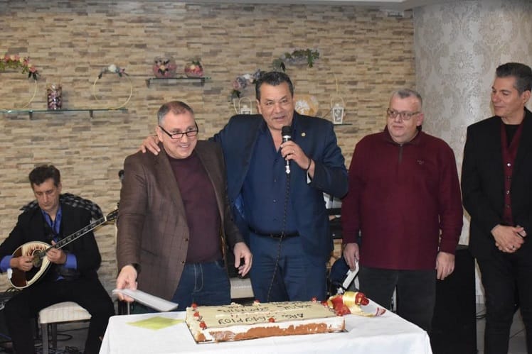 Ο Χρήστος Παππούς στη Βασιλόπιτα του ΔΑΣ Ζεφυρίου