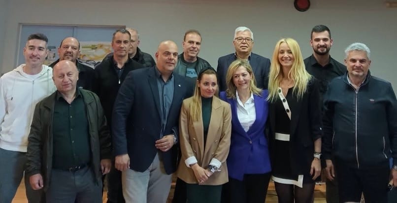 Συνάντηση γνωριμίας και ανταλλαγής απόψεων για τον αθλητισμό.