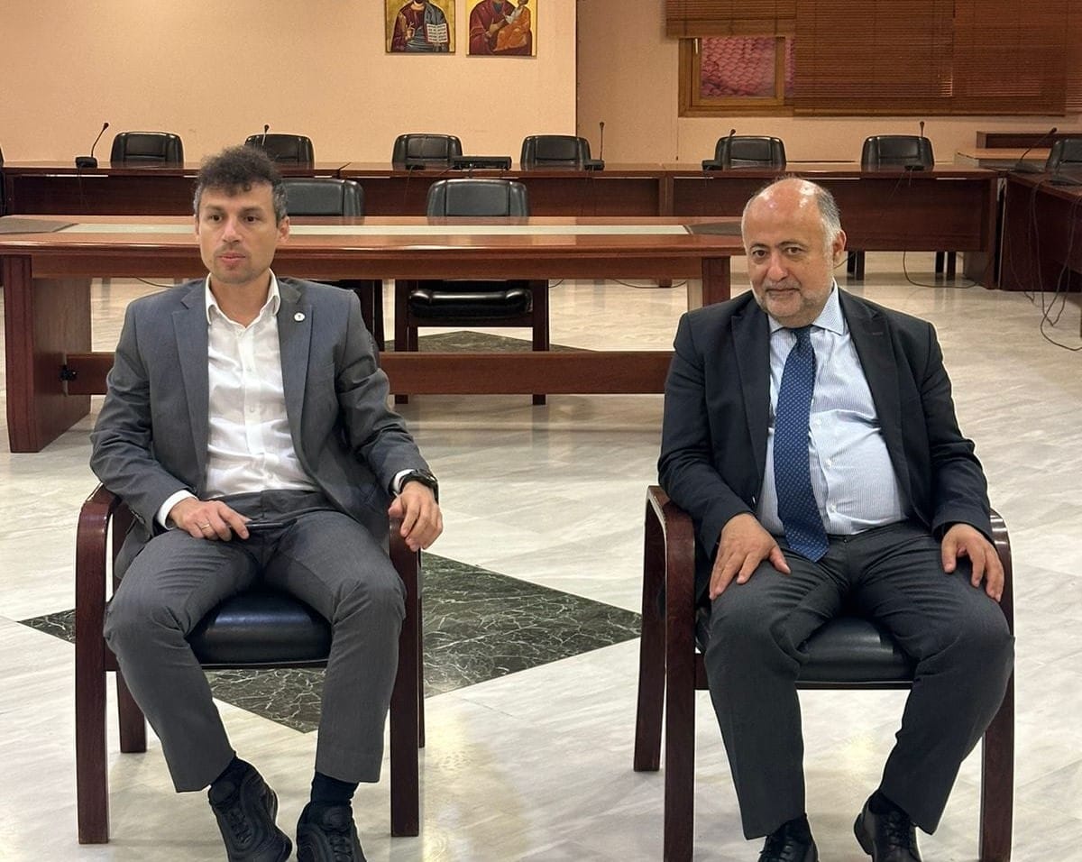 Συνάντηση του Δήμαρχου Α.Δρίκου και του Υποψήφιου Ευρωβουλευτή Δ.Τσιόδρα στην Μάνδρα