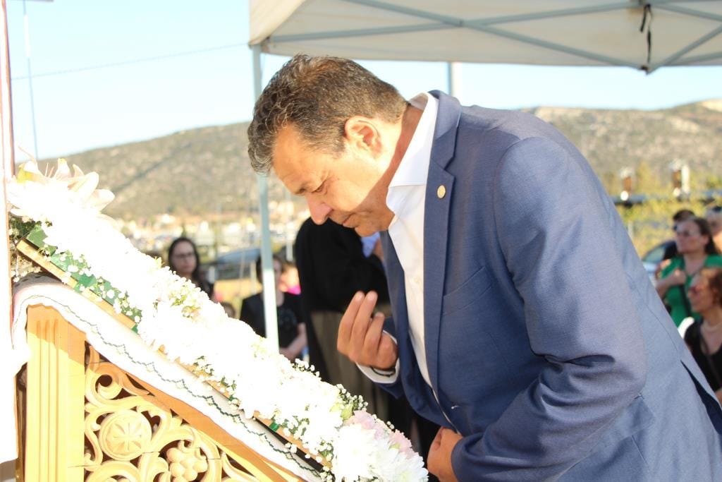 Εορτασμός της Αγίας Μαρίνας στα Ά.Λιόσια με εύσημα στον Δήμαρχο Φυλής Χ. Παππού