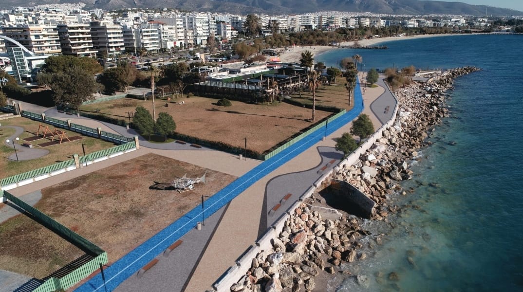 Υπεγράφη η σύμβαση της κατασκευής του αστικού περιπάτου στην Αθηναϊκή Ριβιέρα
