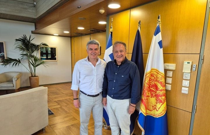 Συνάντηση του  Δημάρχου Ν. Ιωνίας Π. Μανούρη με τον Δήμαρχο Θεσσαλονίκης