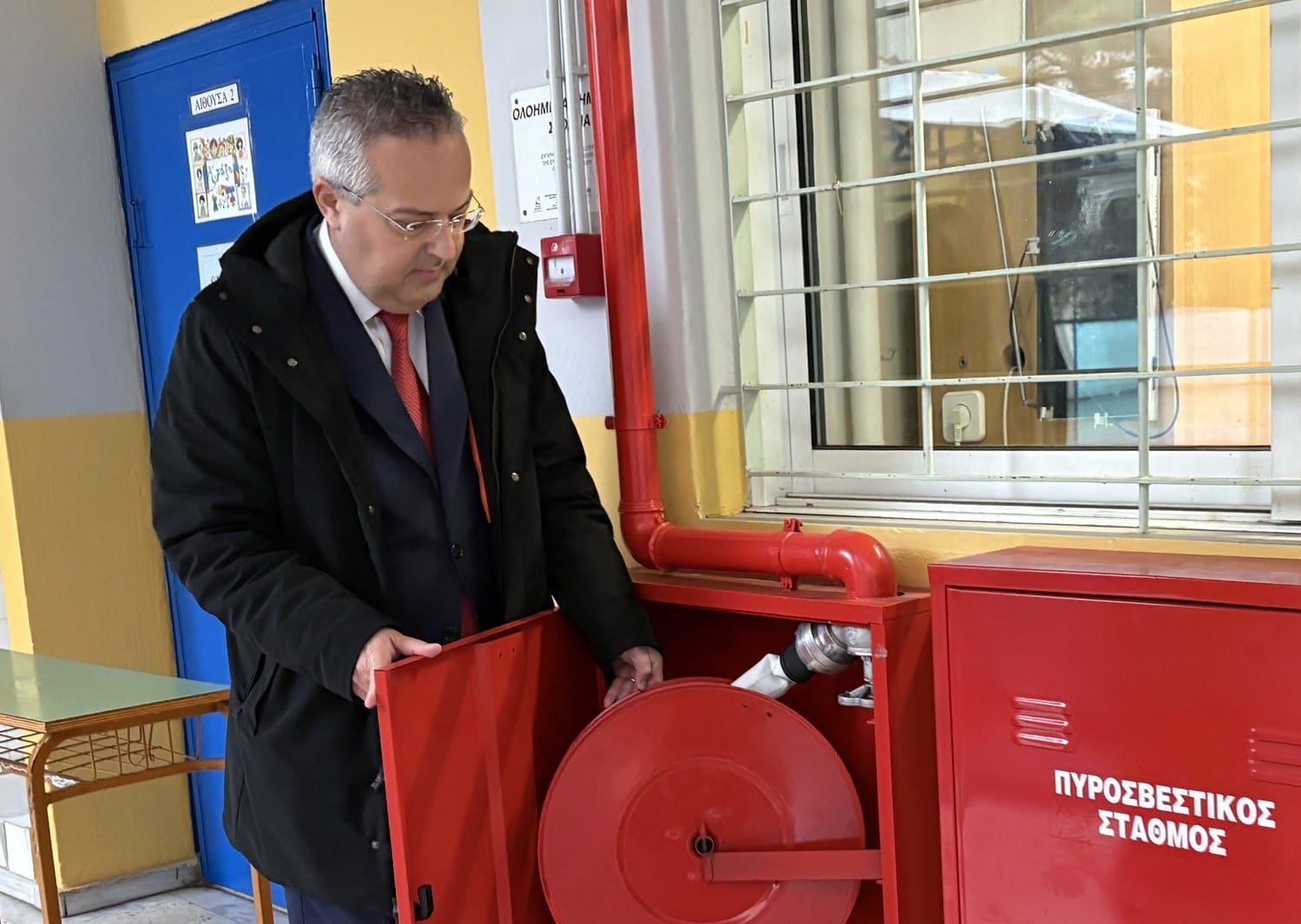 Αποστολόπουλος: Ολοκληρώθηκε το έργο πυροπροστασίας στα σχολεία του Δήμου Παπάγου-Χολαργού