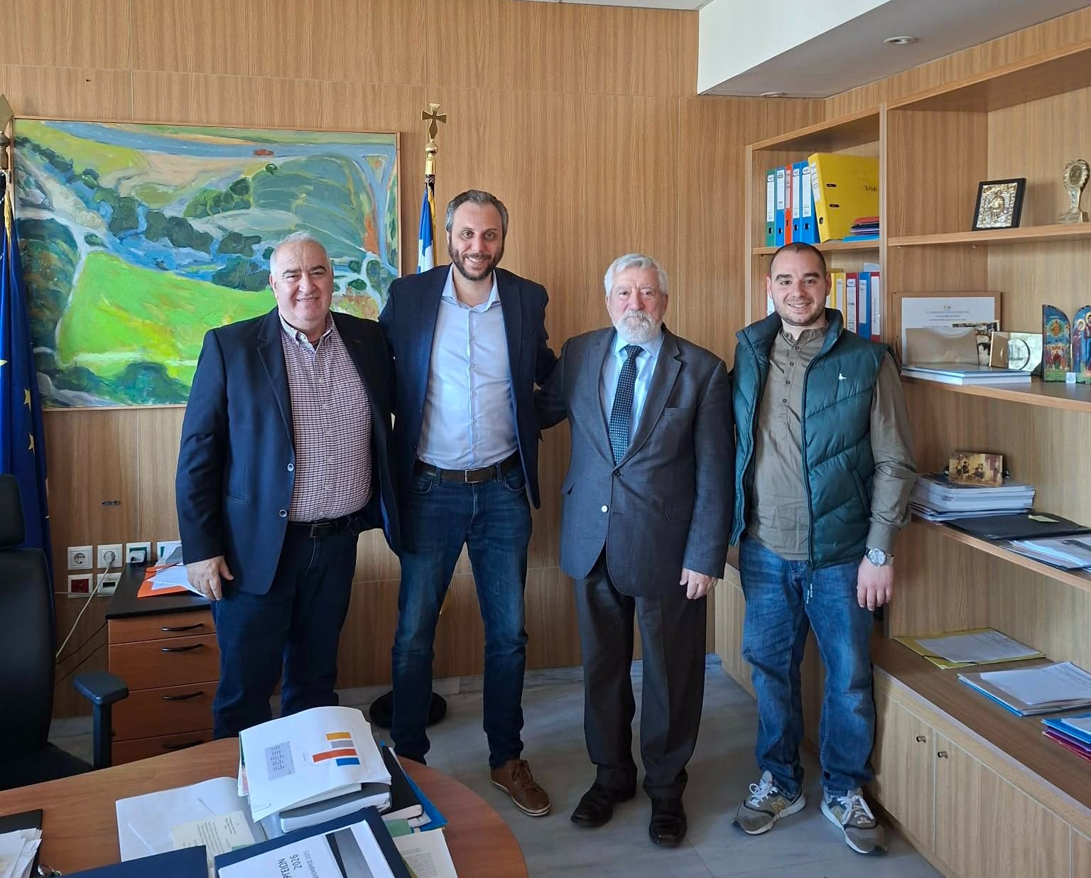 Συνάντηση εργασίας του Δημάρχου Βριλησσίων κ.Πισιμίση με τον Γ.Γ του Υπουργείου Παιδείας