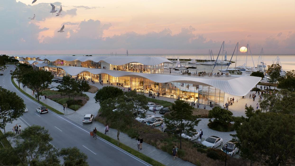 Ελληνικό: Πτήση με drone πάνω από τη Riviera Galleria (VIDEO)