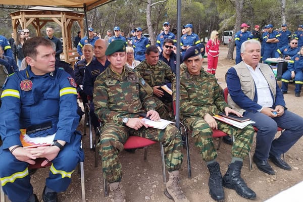 Άσκηση Ετοιμότητας για την αντιμετώπιση πυρκαγιάς στο Διόνυσο Κερατέας