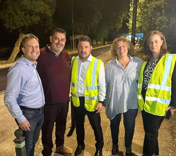 Ευχαριστούμε την Περιφέρεια για την αποκατάσταση σημαντικών οδικών σημείων