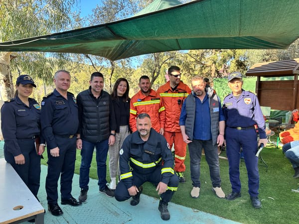 Συμμετοχή του Δήμου Αγίας Παρασκευής στην άσκηση πεδίου δασικής πυρκαγιάς «ΑΙΝΕΙΑΣ 2024»