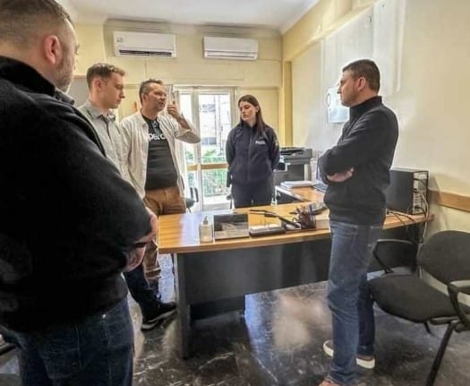 Επίσκεψη του Προεδρείου της Ένωσης Αστυνομικών με τον Δήμαρχο Αγίας Παρασκευής.