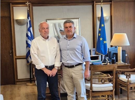 Ο Δήμαρχος  Νέας Ιωνίας Παναγιώτης Μανούρης συνάντησε τον Υπουργό Δικαιοσύνης