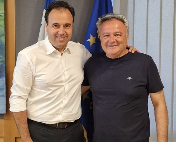 Συνάντηση του δημάρχου Ωρωπού Γιώργου Γιασημάκη με τον υπουργό ψηφιακής διακυβέρνησης
