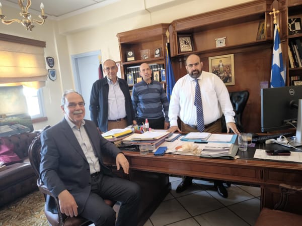Χαρχαλάκης : Συνάντηση με το νέο Διοικητή του Γενικού Νοσοκομείου Κυθήρων
