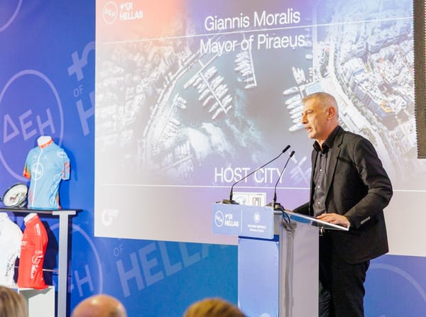 Μώραλης : Ο Πειραιάς υποδέχεται τον διεθνή ποδηλατικό Γύρο ΔΕΗ Tour of Hellas 2026!