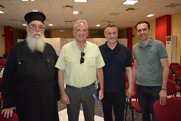 Συνάντηση του δημάρχου Σαλαμίνας κ.Παναγόπουλου με την Παμπειραίκή Ένωση Πολυτέκων