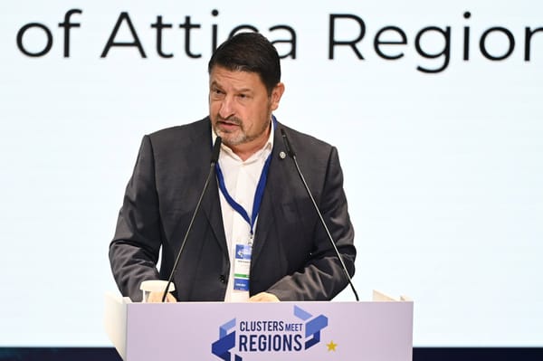 Νίκος Χαρδαλιάς από το Clusters Meet Regions: "Μετατρέπουμε τη γνώση, την καινοτομία και την επιχειρηματική δυναμική της Αττικής σε επενδύσεις και ποιοτικές θέσεις εργασίας"